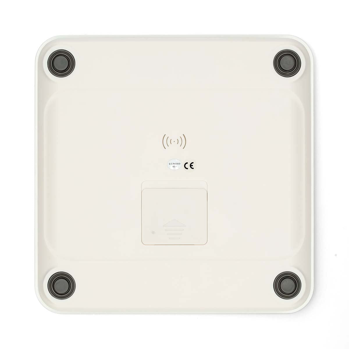 Nedis SmartLife Bluetooth Smart Weighing Scale, BMI Body Analysis with 16 Measurements Including BMI, Fat & Muscle Mass, 180 kg Capacity, Compatible with Fitbit, iOS & Android App - White