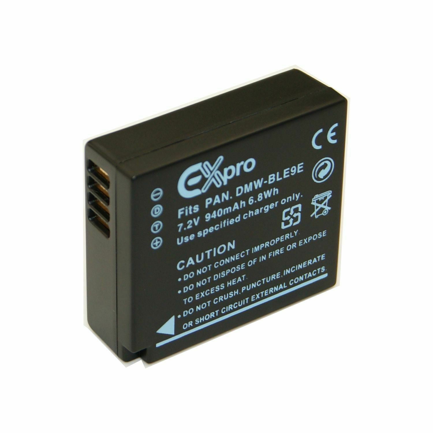 Ex-Pro Panasonic DMW-BLE9 DMW-BLE9E DMW-BLE9PP Panasonic Li-on Digital Camera Battery