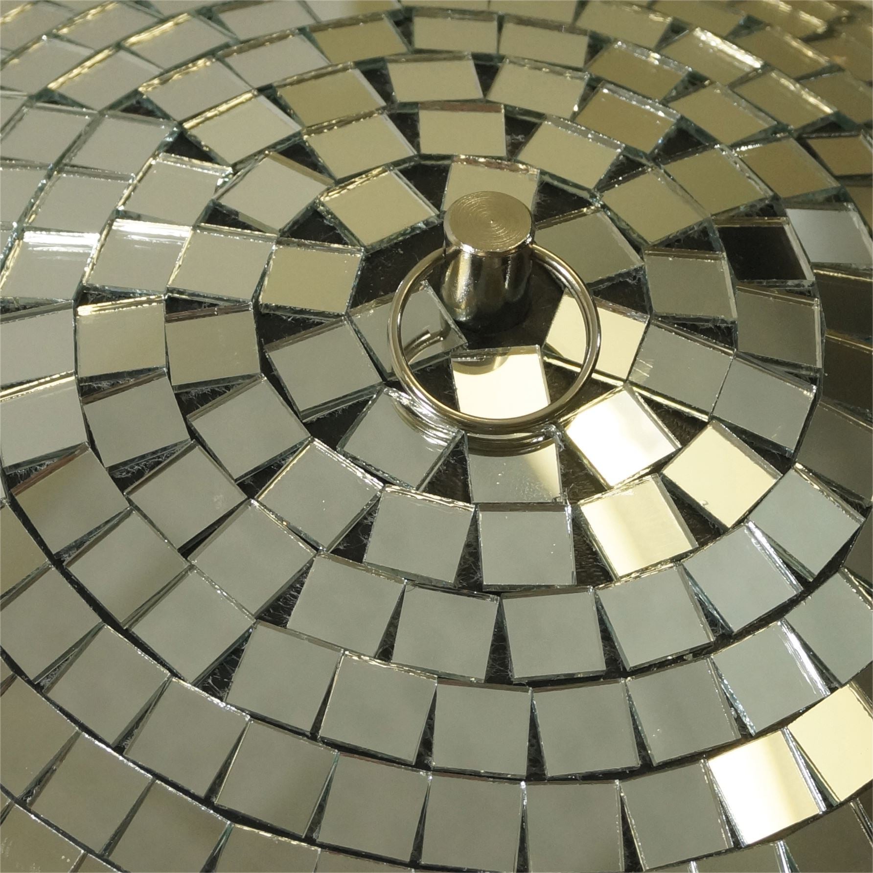 Mirror Ball 30cm 300mm 12" Silver Sparkling Disco Lights Halloween Xmas Party Large