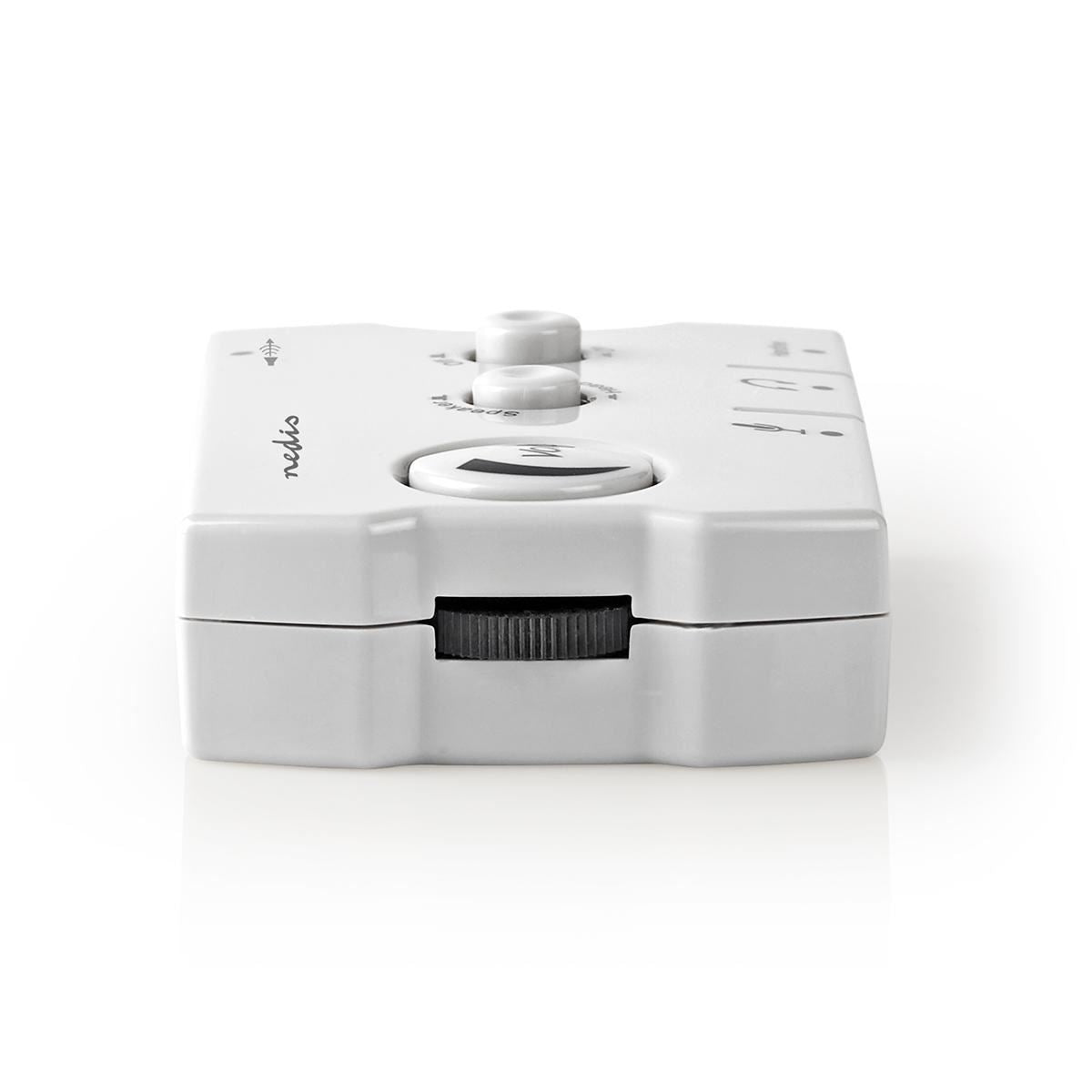 Nedis Audio Switch | Connection input: 2x 3.5 mm Male | Connection output: 3x 3.5 mm Female + 2.5 mm Female | Function control: Manual | Number of buttons: 3