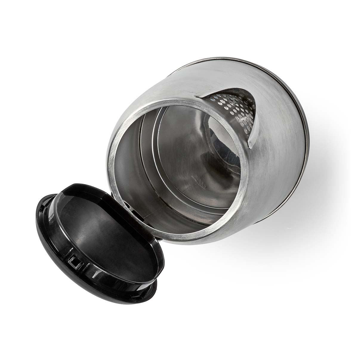 MELISSA Electric Kettle, 1.7L, 2200W, Stainless Steel Jug with Quick Boil Time, Boil Dry Protection and Auto Shut Off, Cordless 360° Swivel Base, for Hot Water Tea or Coffee - Silver