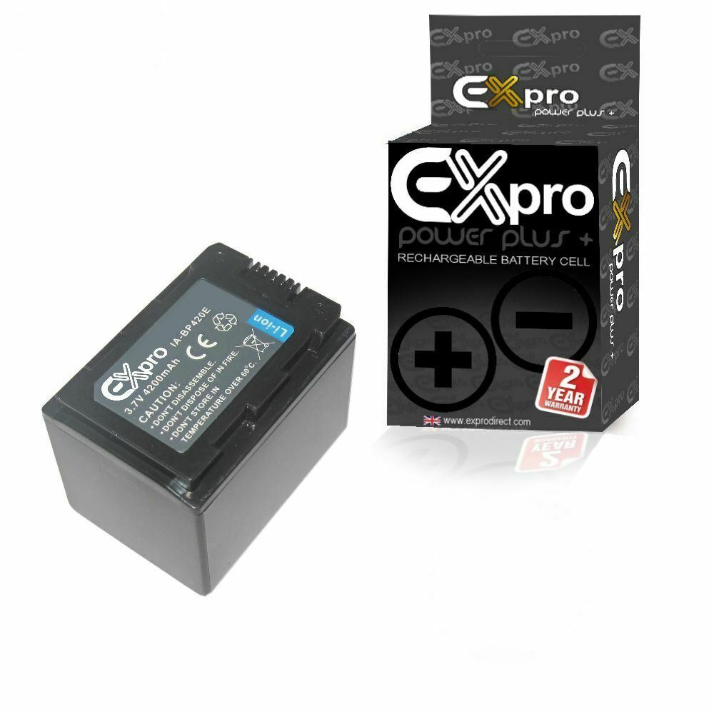 Ex-Pro IA-BP410E, IA-BP410, BP410, BP 410 Samsung Li-on Digital Camcorder Battery