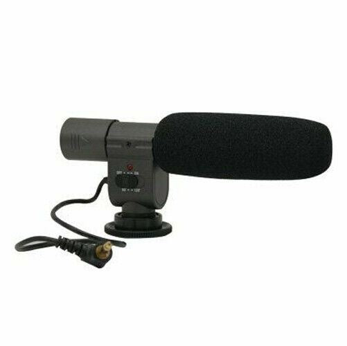 Ex-Pro Professional Quality Directional Stereo Microphone for DSLR & Digital Video Cameras. (3.5mm Jack)