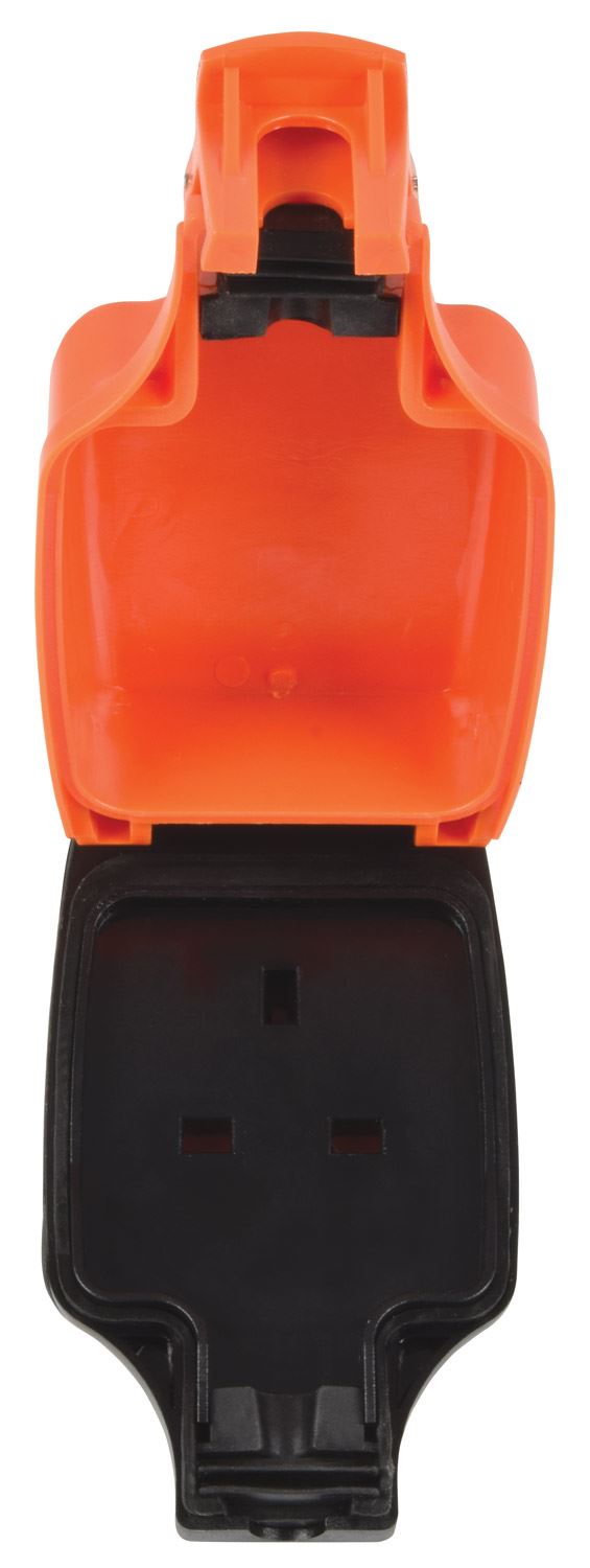 Mercury Weatherproof 1 Gang  IP54 Rated Outdoor Mains Socket 13A - Rewireable