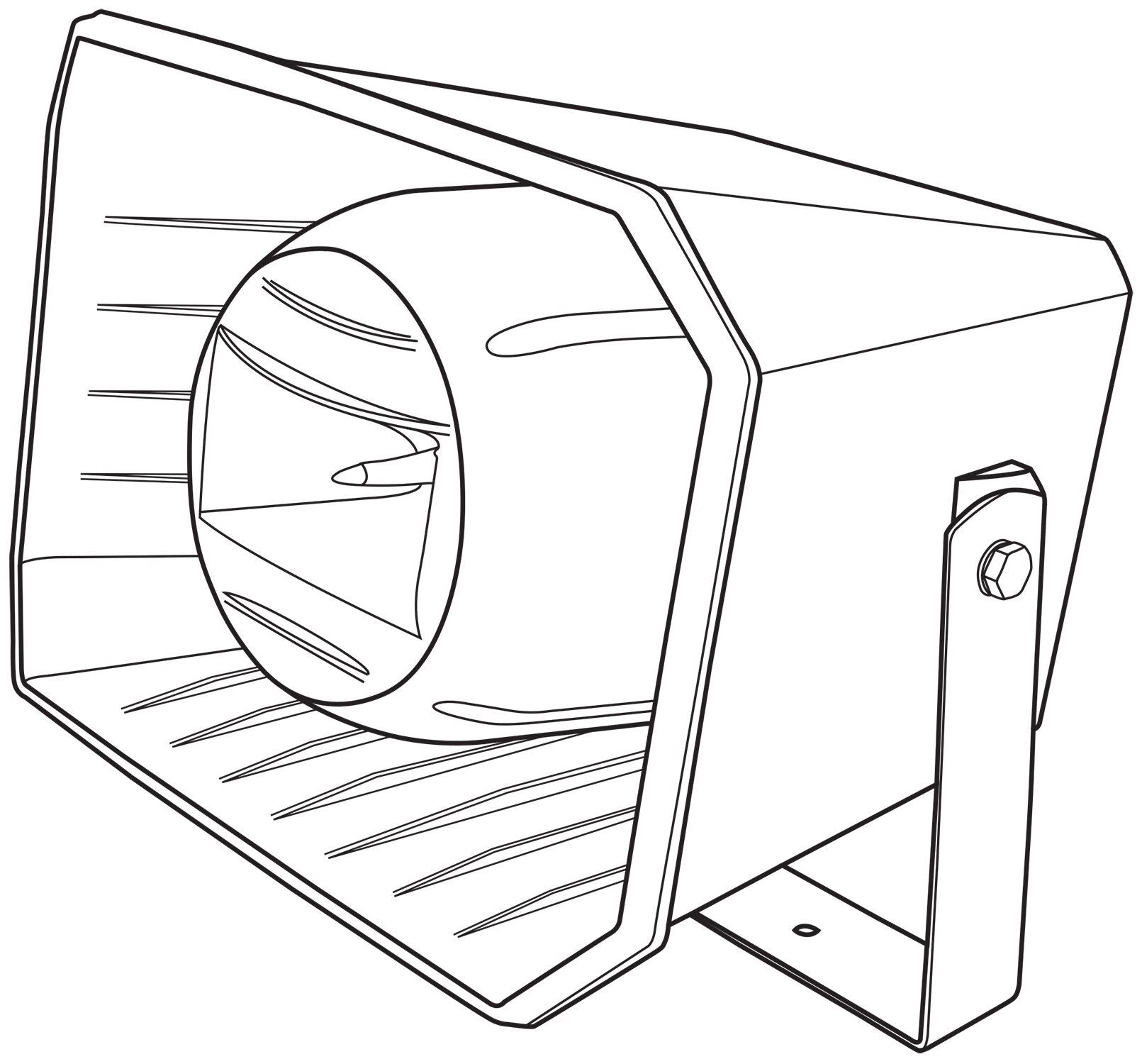 Adastra FRH50 Full Range Weatherproof Horn Speaker Music & Public Address