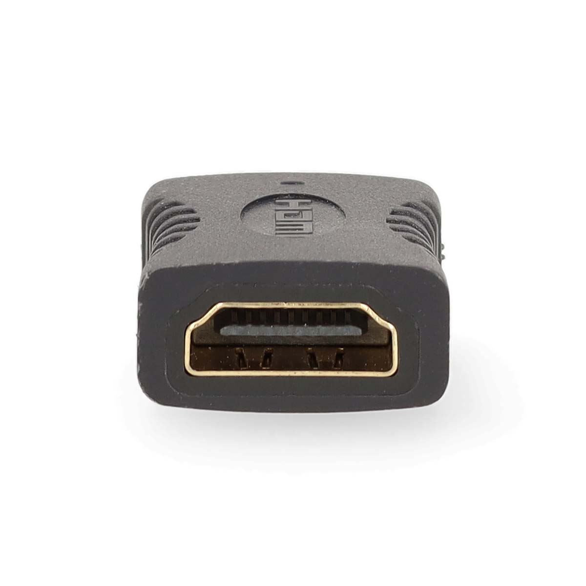 Nedis HDMI™ Adapter | HDMI™ Output | HDMI™ Output | Gold Plated | Straight | PVC | Anthracite | 1 pcs | Box
