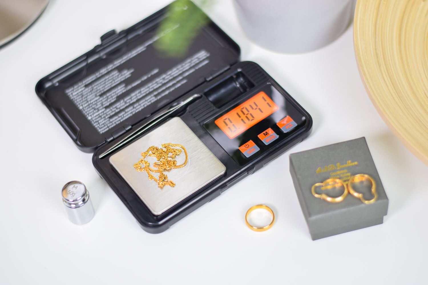 Mercury 0.001G-50G Digital Weighing Scales Pocket Grams Small Kitchen Gold Jewellery