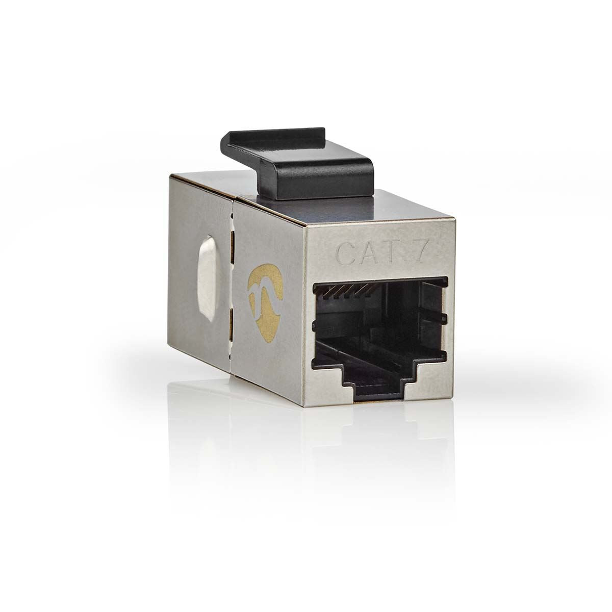 Nedis Network Coupler | CAT6a / CAT7 | Shielded | RJ45 Female | RJ45 Female | Straight | Metal | Box