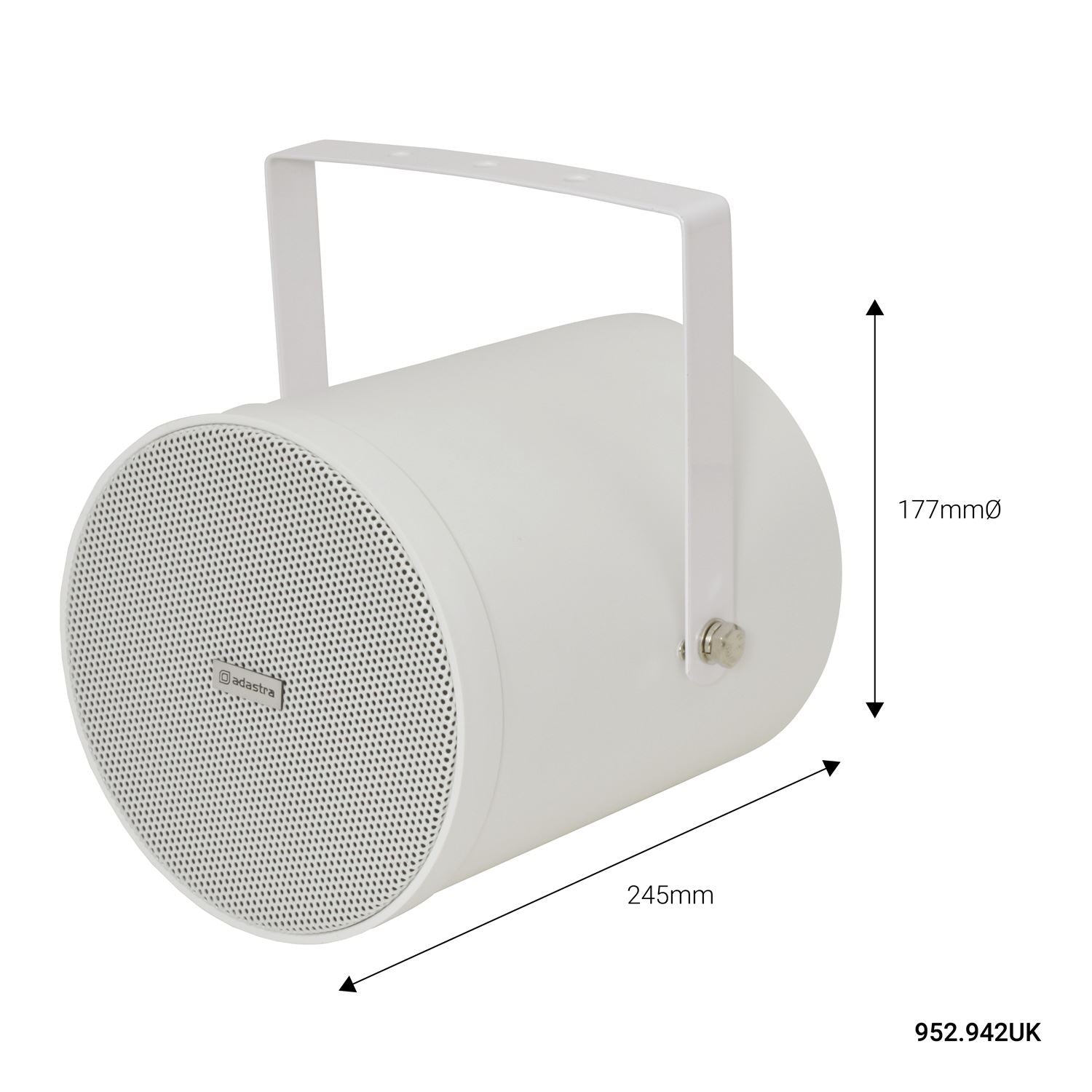 Adastra Weatherproof Outdoor/indoor Sound projector Speaker 25W - White