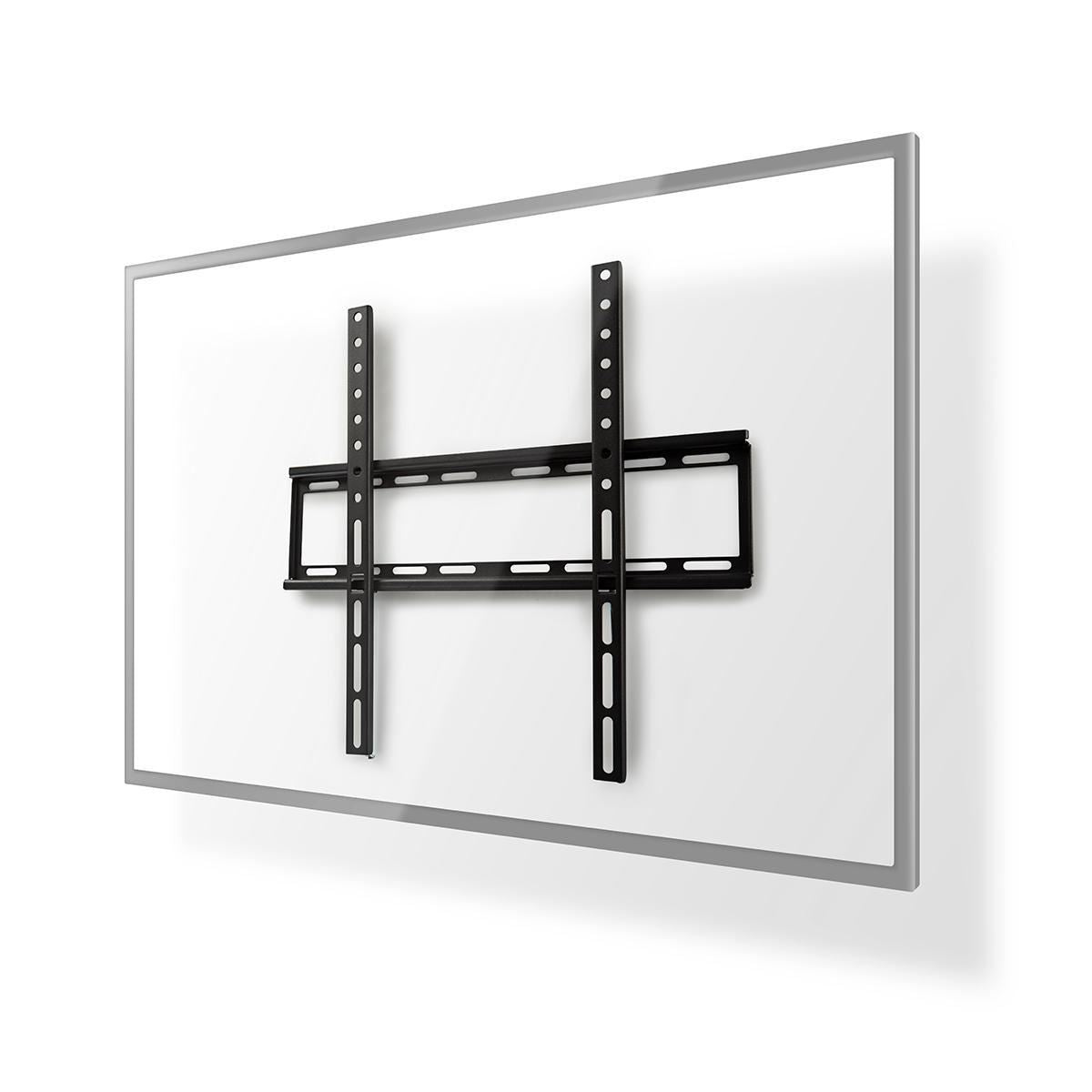 Nedis Fixed TV Wall Mount | 23 - 55 " | Maximum supported screen weight: 35 kg | Minimum wall distance: 23 mm | Steel | Black