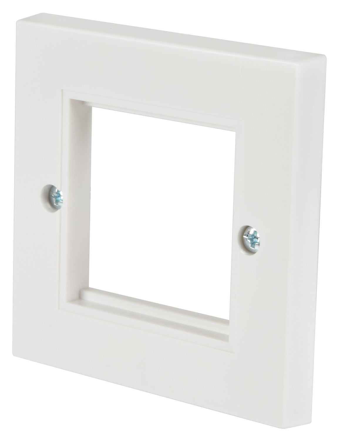 Face Plate Frame Av:link Single Gang Faceplate Wall Plate Frame for 2 Modules