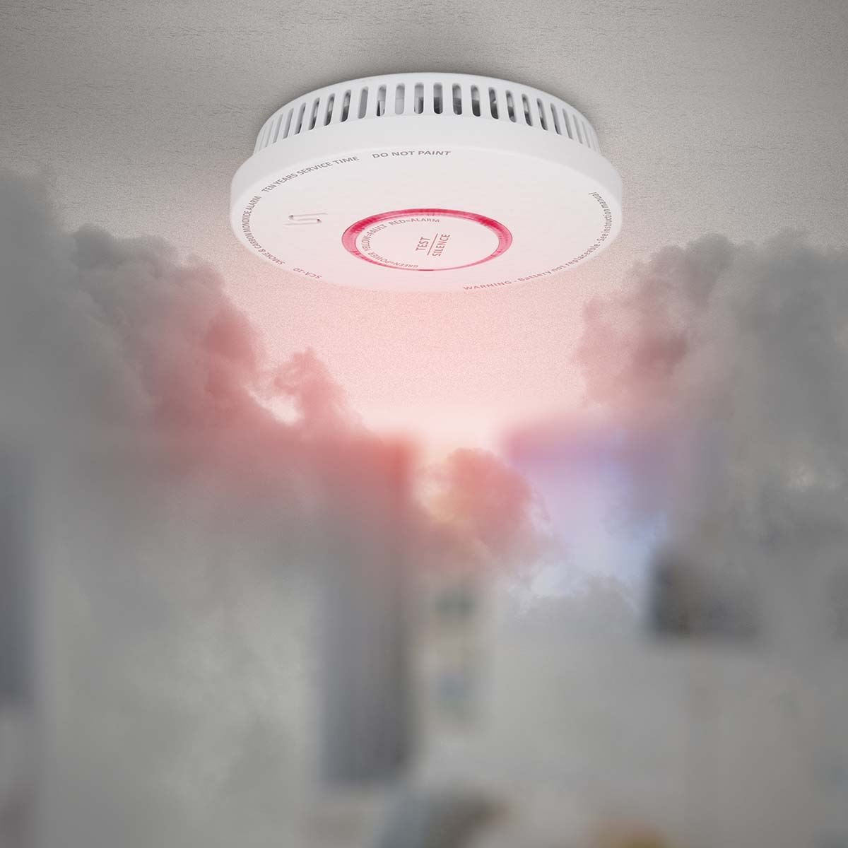 Alecto SDX10 | Smoke and Carbon Monoxide Alarm | Battery Powered | Sensor life cycle: 10 year | EN 50291 | Android™ / IOS | With test button | 85 dB | White