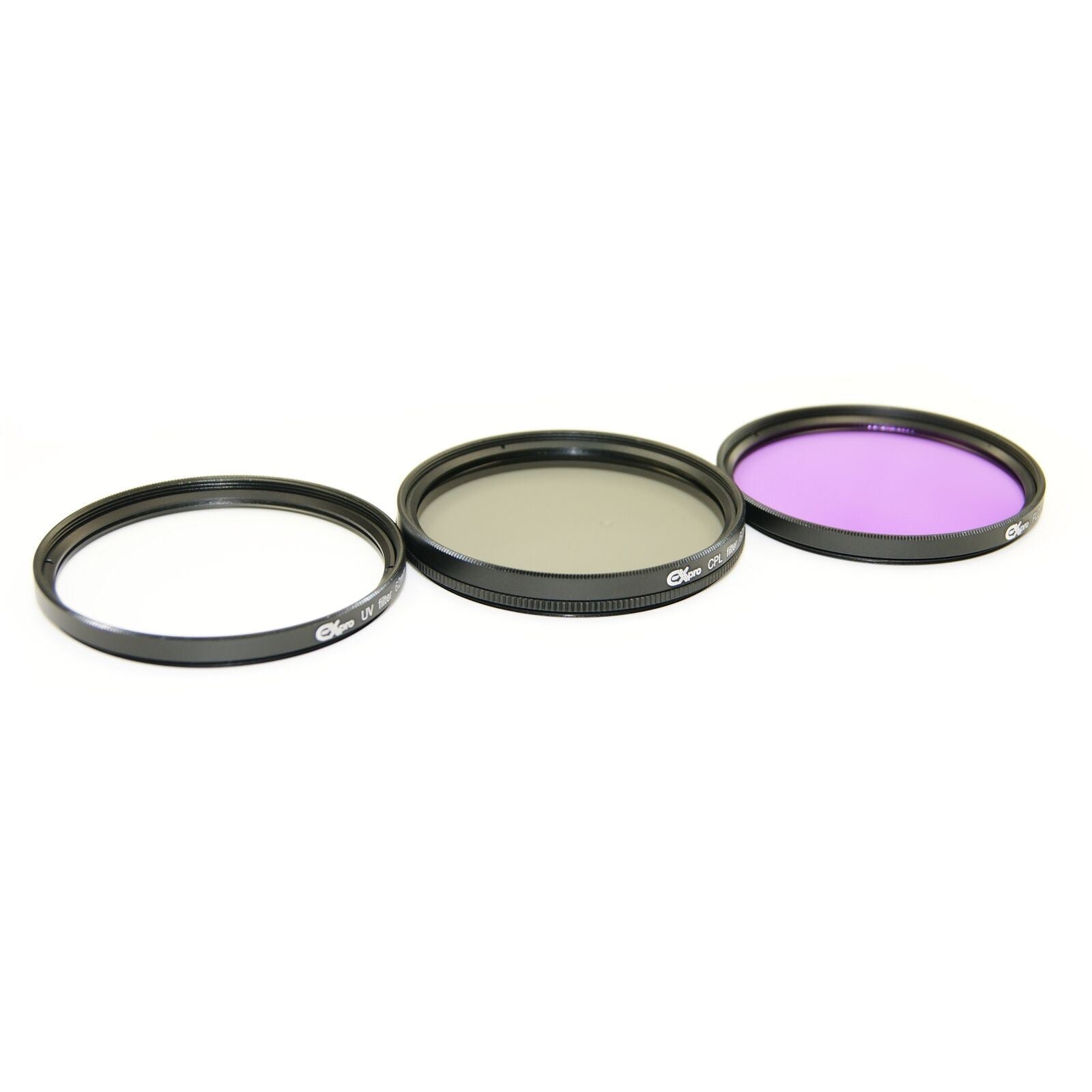 Ex-Pro 77mm ND, FLD, UV, CPL 6 Piece Filter Kit with Case, ND2, ND4, ND8