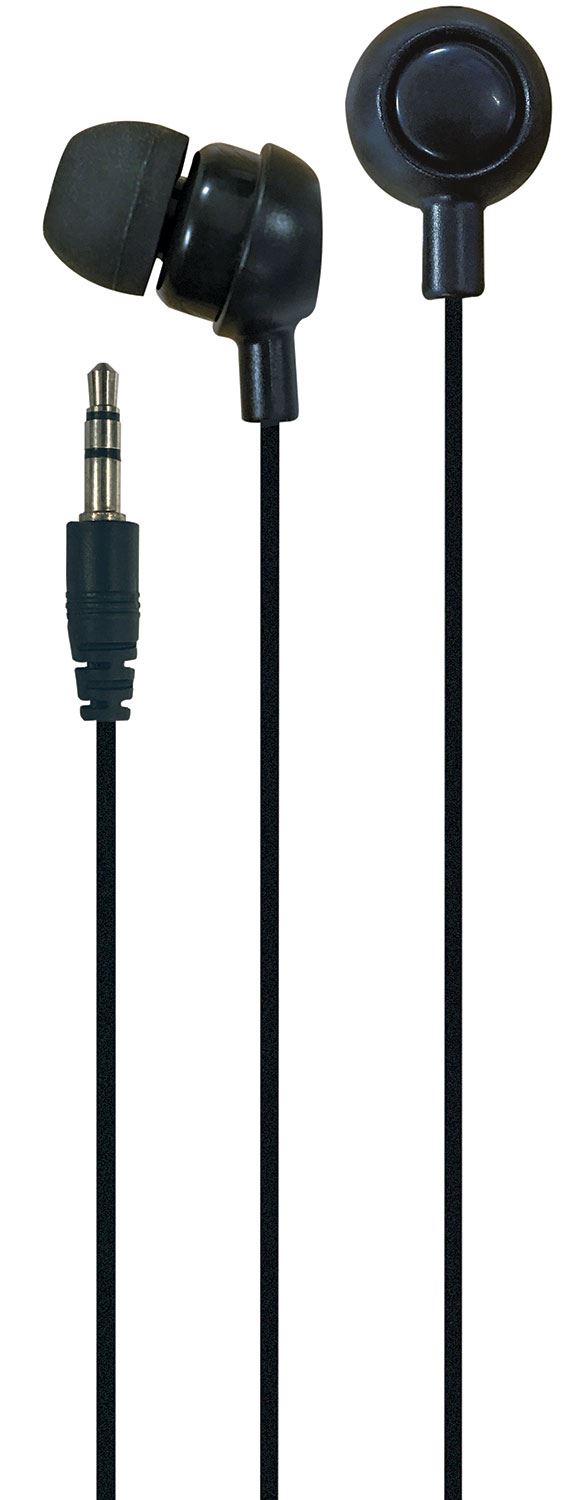 Av:link Wired Round Mini In Ear Earphones Earbuds Headphones 3.5mm Bass - Black