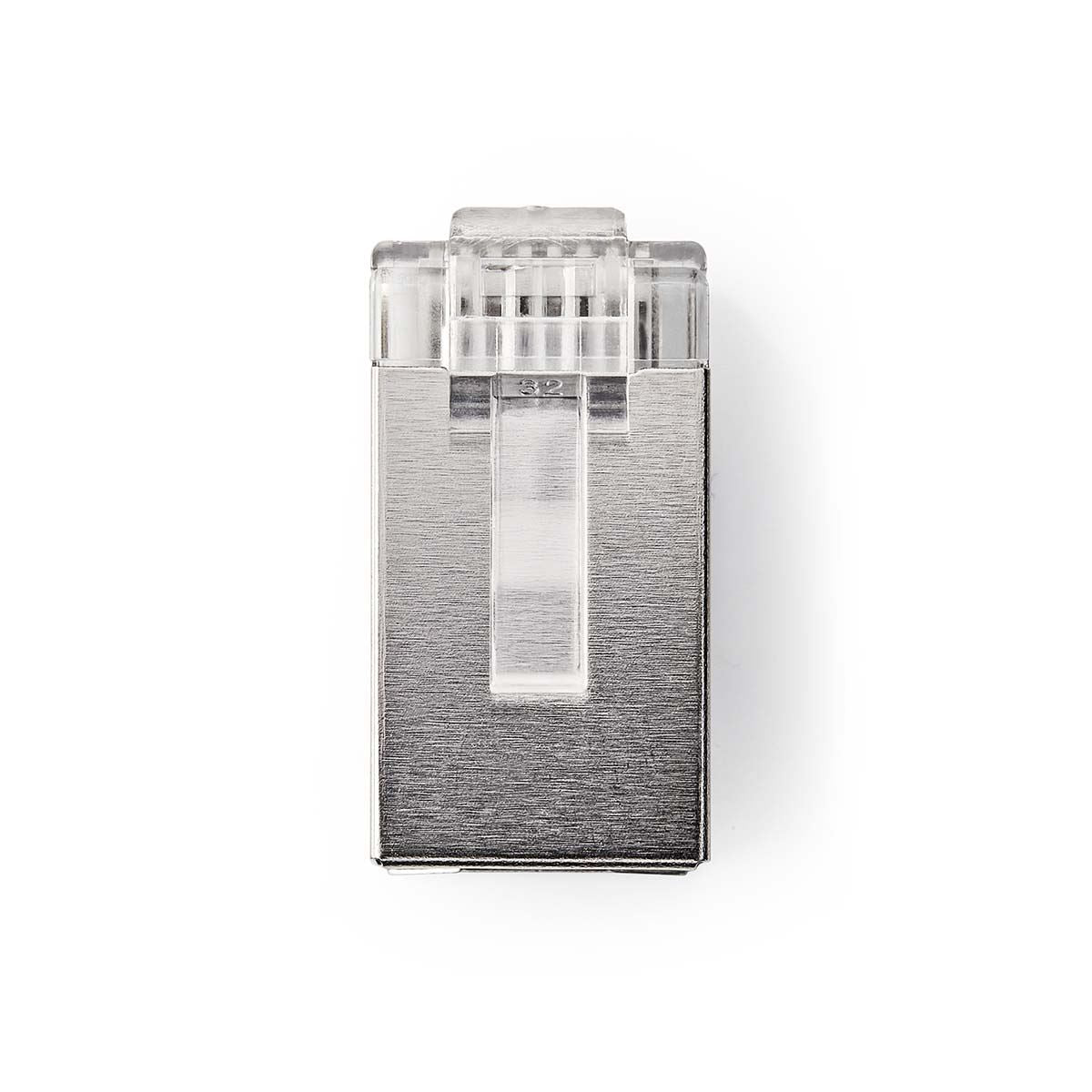 Nedis RJ45 Connector | Male | Solid STP CAT5 | Straight | Gold Plated | 10 pcs | PVC | Transparent | Box