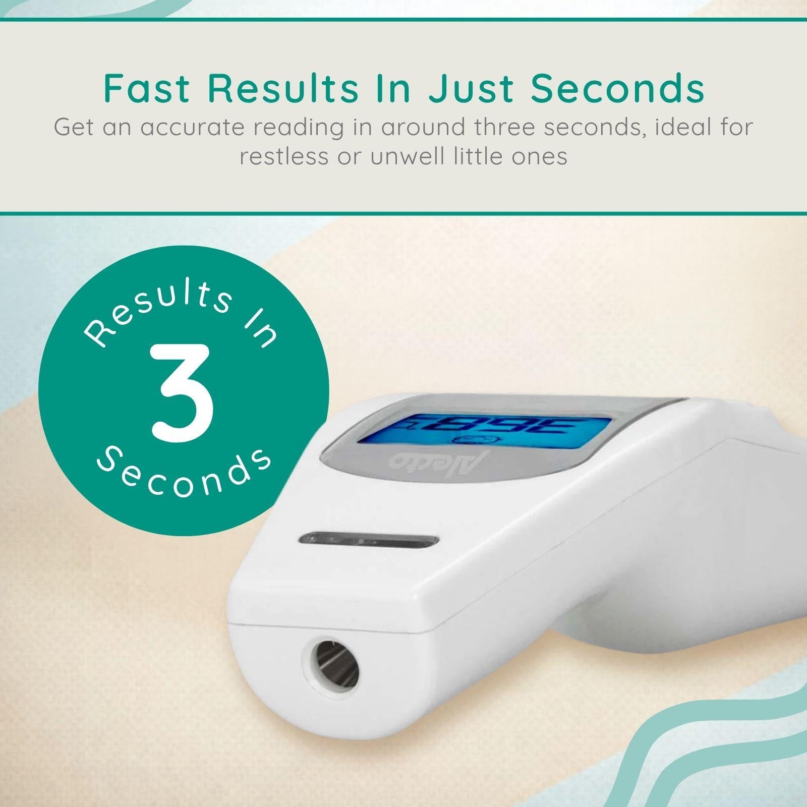 Alecto Forehead Medical Thermometer Infrared - White