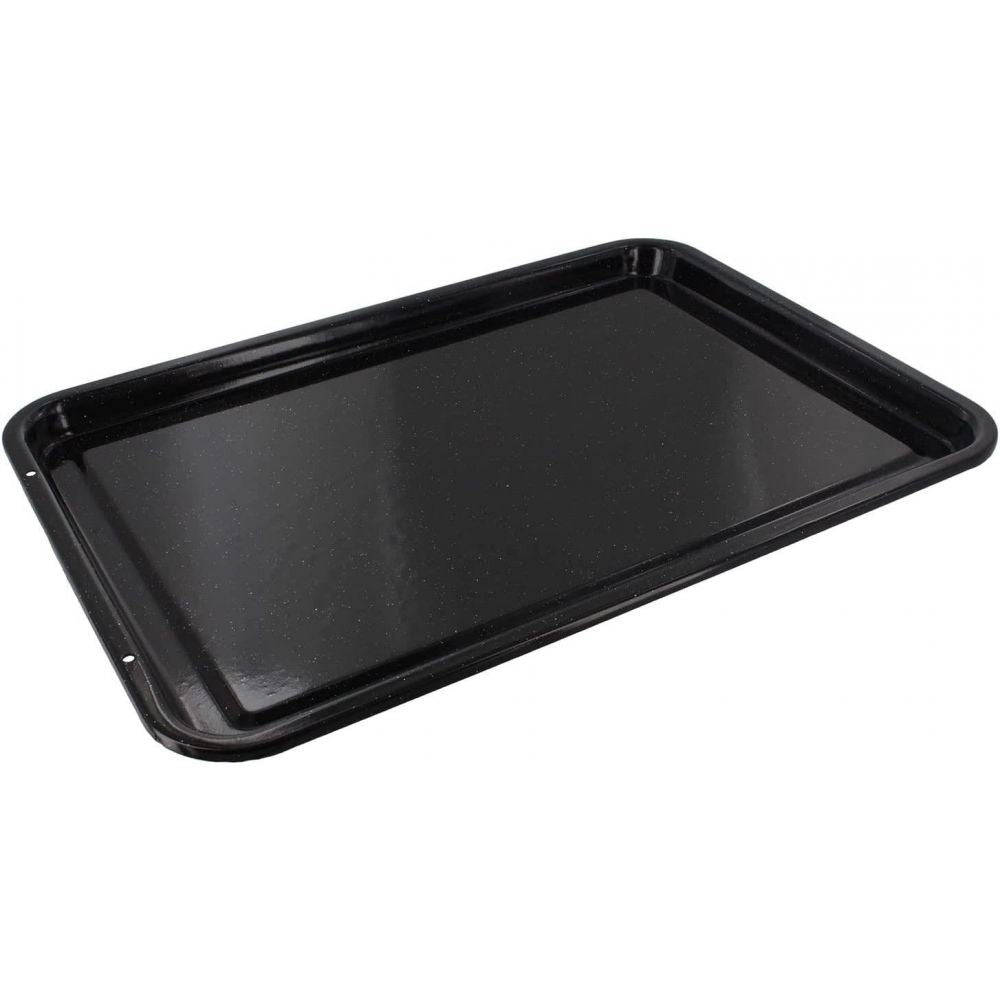 Enamel Oven Baking Tray Raised Shallow Non Stick Pan 417 x 300mm