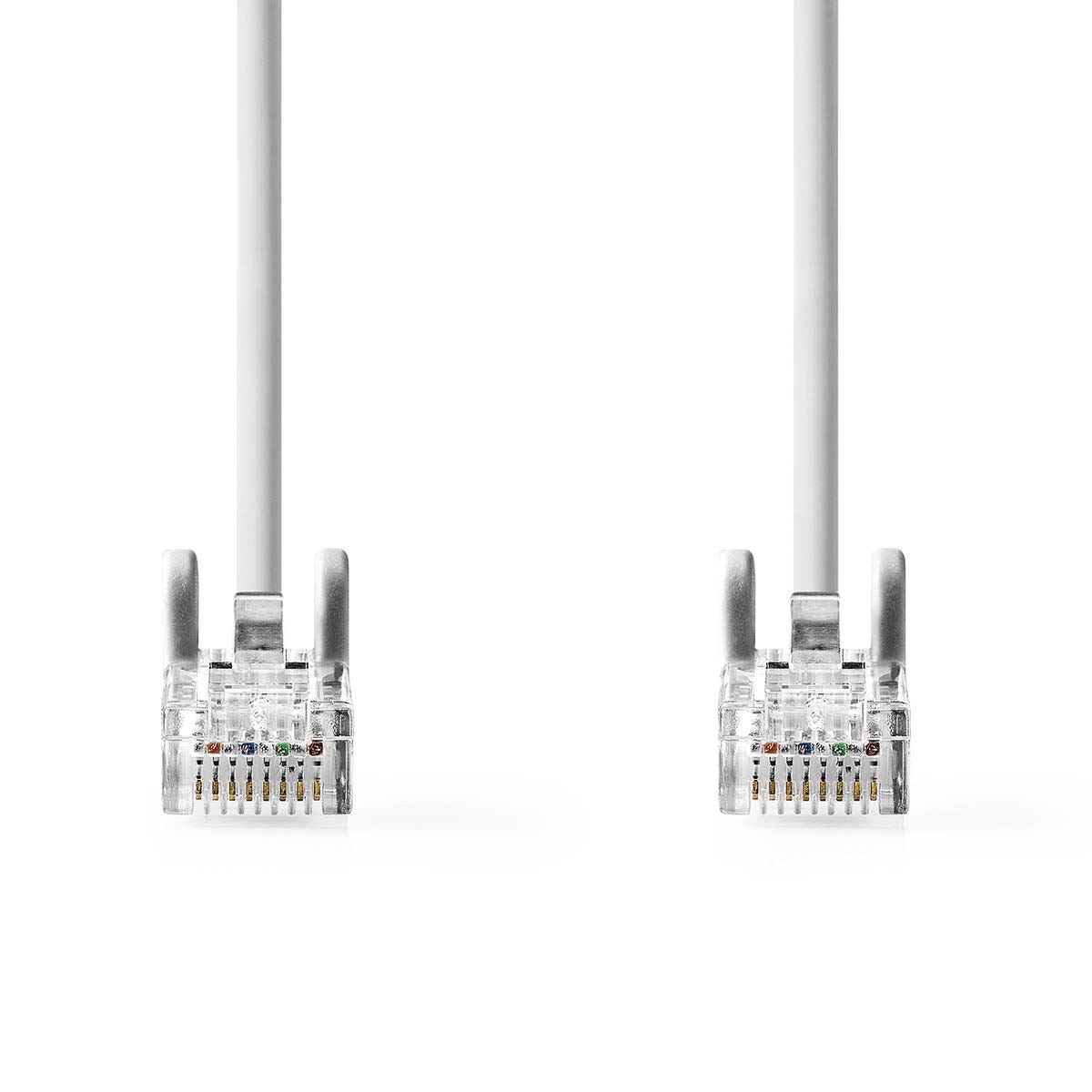 Nedis CAT5e Network Cable | U/UTP | RJ45 Male | RJ45 Male | 2.00 m | Round | PVC | Grey | Envelope