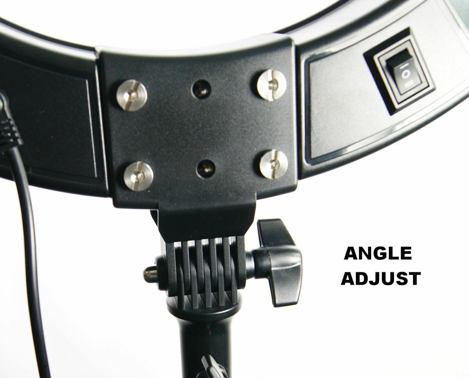 Ex-Pro DLight288A 3200 to 5600K 90+ CRI 35W (200w EQ) SMD Bi-Colour LED 17" Ring Digital Photographic Light