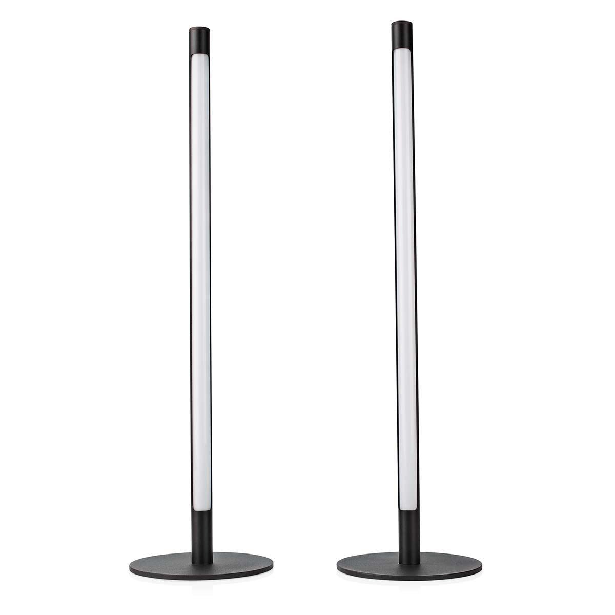 Nedis SmartLife Mood Light | Wi-Fi | Tube | 600 lm | RGBIC / Warm to Cool White | 2700 - 6500 K | 36 W | Metal | 2 pcs