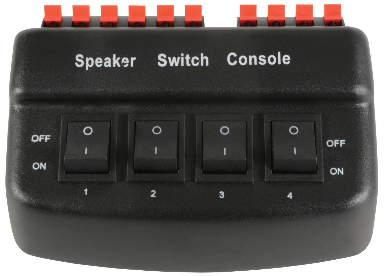 Avlink 4-Way Loudspeaker Selector Switch - Black