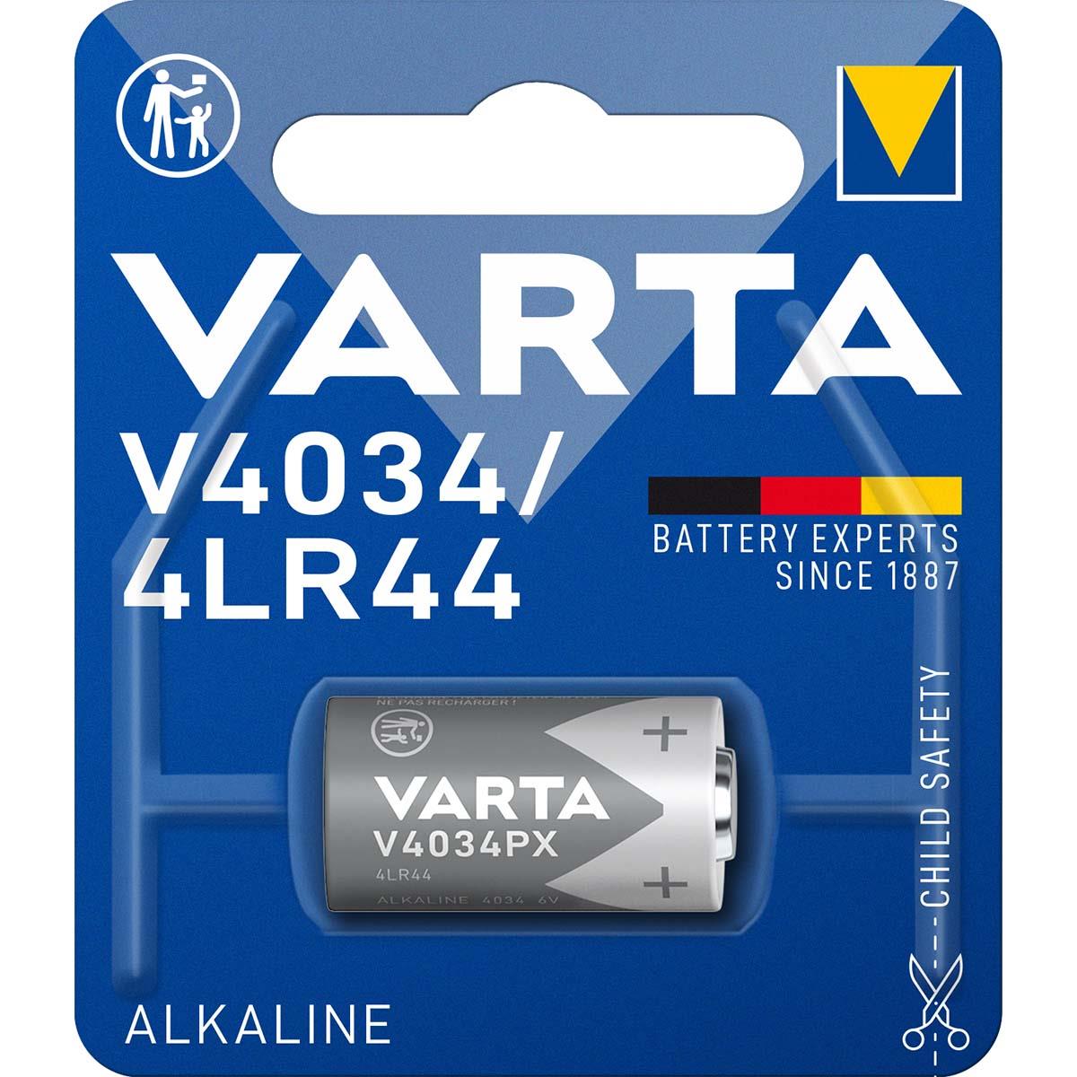 Varta Alkaline Battery 4LR44 6 V 1-Blister