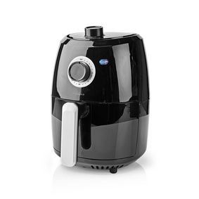 Nedis 2.4L Hot Air Fryer, Adjustable Temperature, 30 Min Timer - For Baking, Grilling, Frying & Roasting with Rapid Air Circulation, Uses Minimal Oil for Up to 90% Less Fat