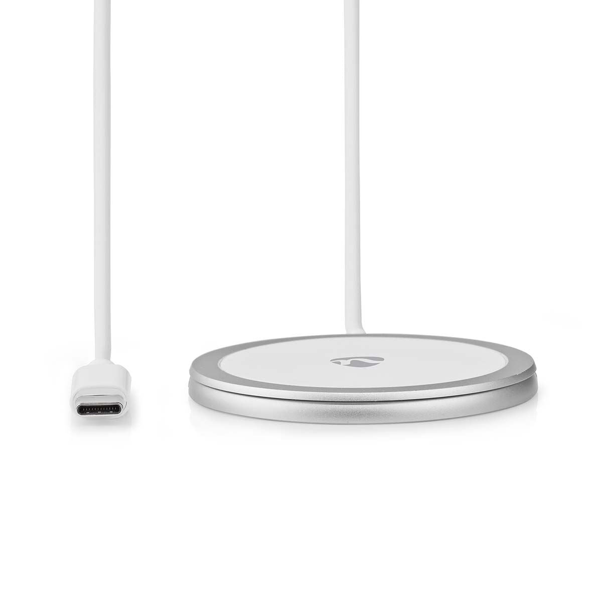 Nedis Wireless Charger | Stand | 5 / 7.5 / 10 / 15 W | 1.0 / 1.1 / 1.67 / 2 A | Including cable | USB Type-C™ | 1.00 m
