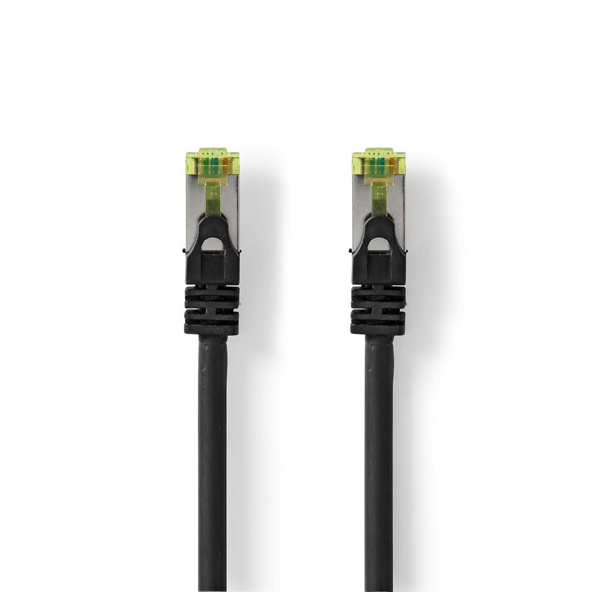 Nedis CAT7 Network Cable | S/FTP | RJ45 Male | RJ45 Male | 3.00 m | Snagless | Round | LSZH | Black | Label