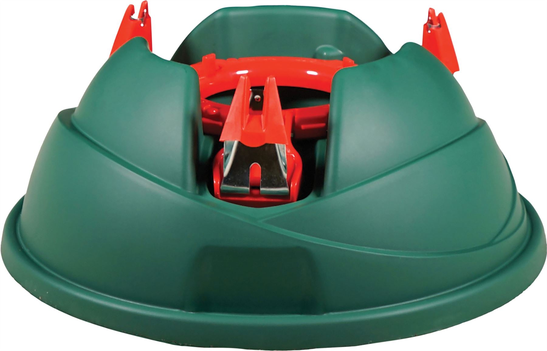 Auto Lock Christmas Tree Stand with 3 Clasps and 1.2L Water Tank, for Real Trees up to 2.8m / 9ft