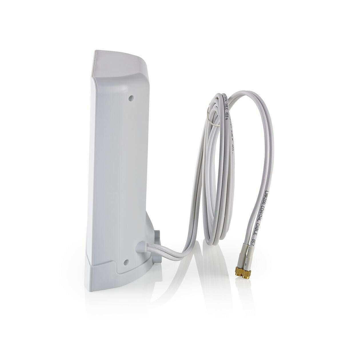 Nedis 5G 4G 3G GSM Mountable Aerial Antenna with 2x 2.5 m cable