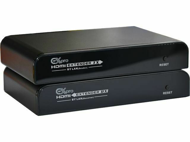 Ex-Pro AV-Pro HDMI Extender Over Single Cat5e/Cat6 with bidirectional IR Control [120m]