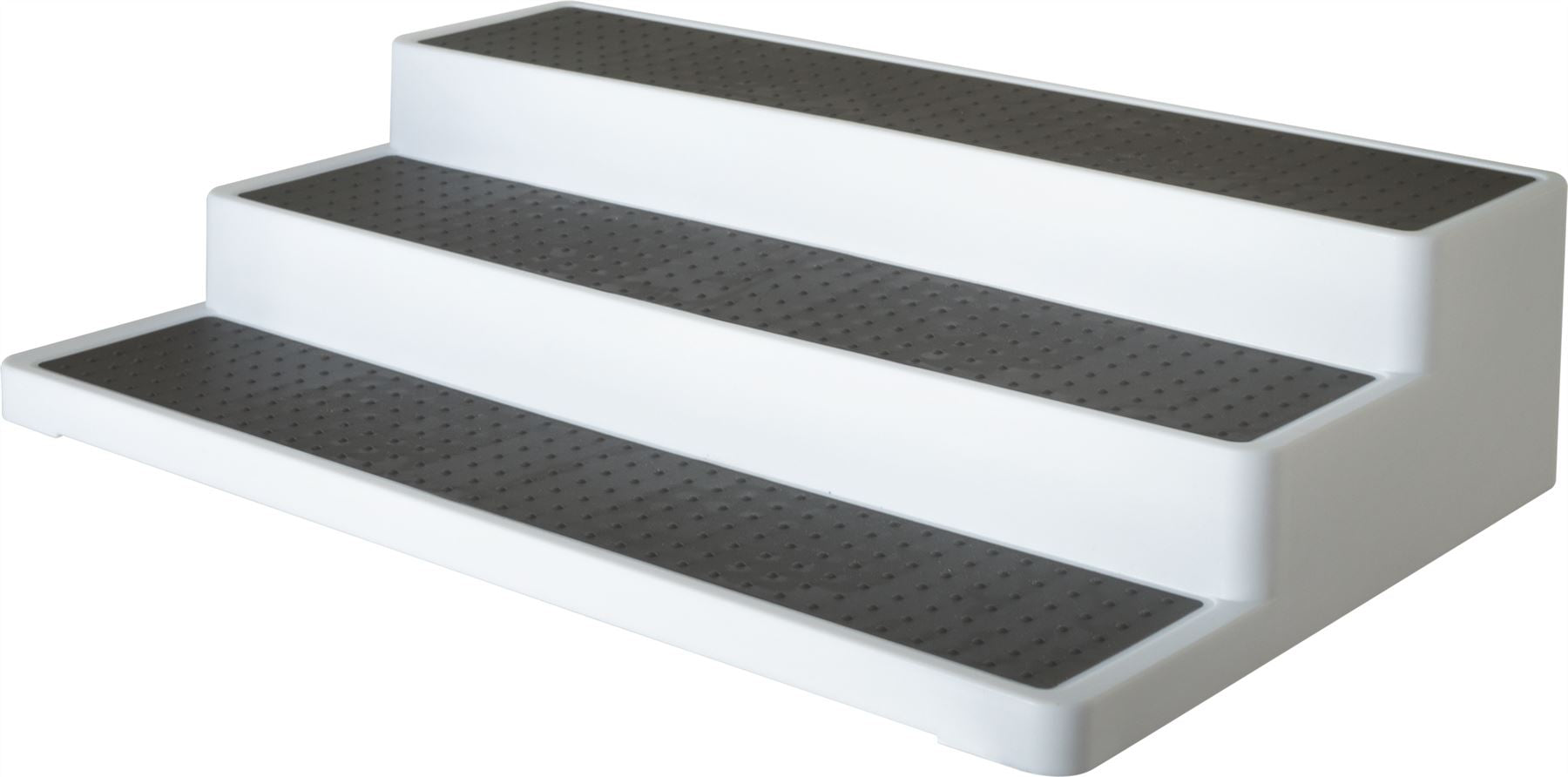 3 Tier Freestanding Corner Shelf Organiser - White