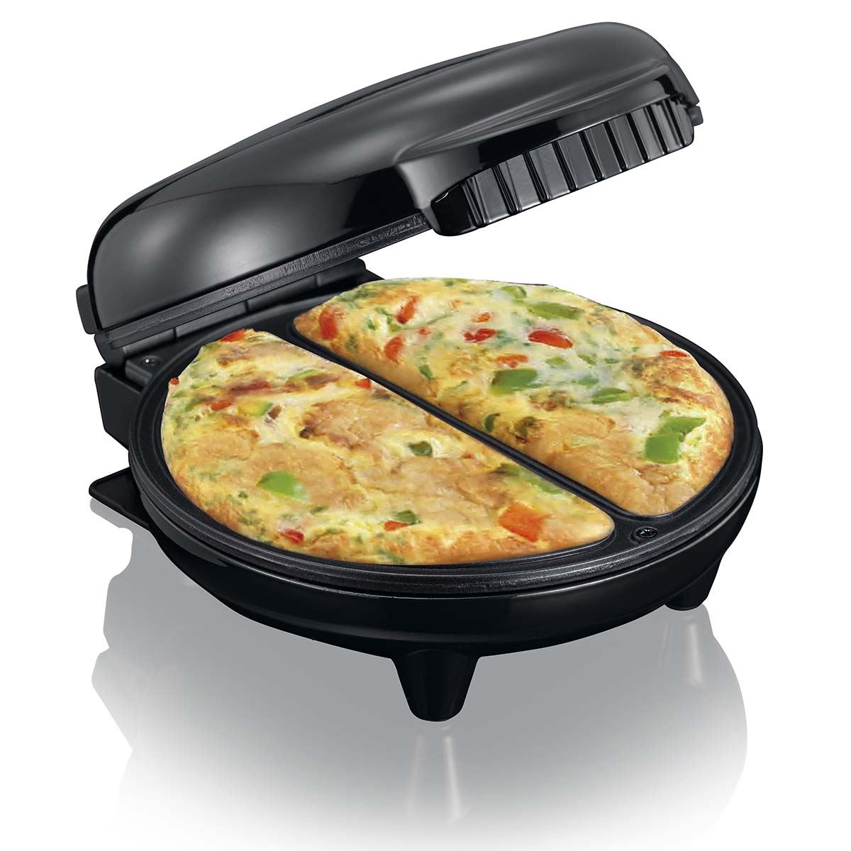 MELISSA Deep Fill Omelette Maker, Dual Non-Stick Plates, Electric 750W Omelette Cooker, Fast, Fluffy Homemade Omelettes – Compact & Easy Clean Breakfast Appliance
