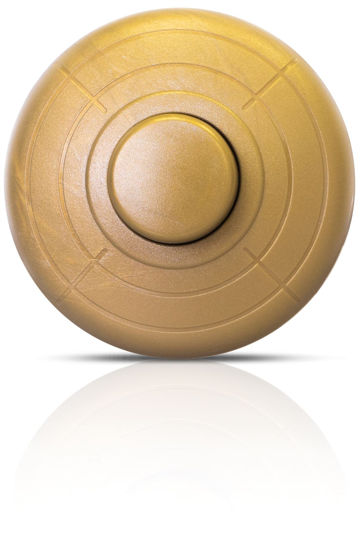 Round Foot Push Button Switch Press Pedal, for use with Floor Lamp, Standing Lamp, Table Lights, and more - Gold