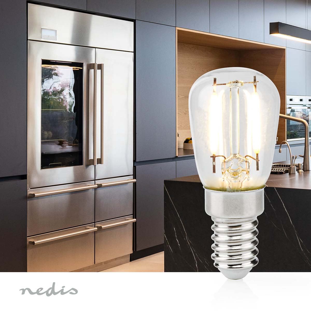 Nedis Replacement Refrigerator Bulb | LED | E14 | 2 W | T26