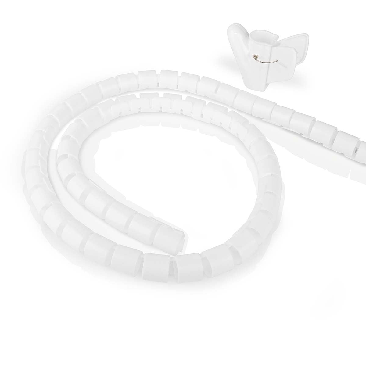 Nedis Cable Management | Spiral Sleeve | 1 pcs | Maximum cable thickness: 32 mm | PE | White
