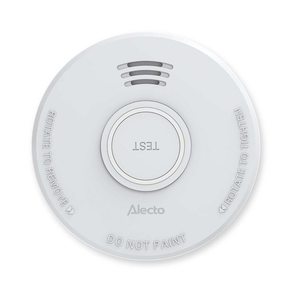 Alecto SD110 Smoke detector with Hush Button | >85 dB | Battery Powered | EN14604:2005/AC:2008 | White |4 Pack