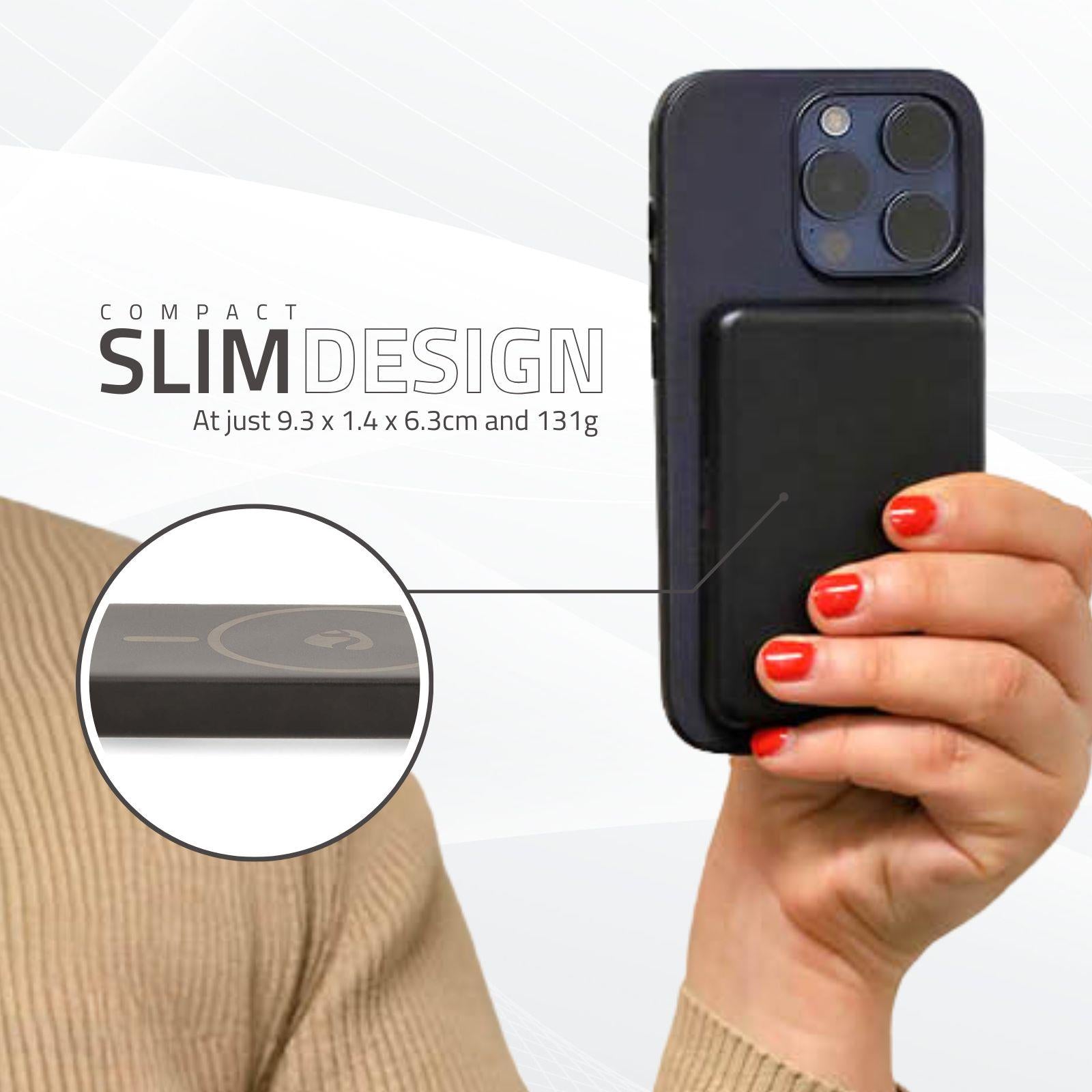 Nedis Powerbank | 5000 mAh | Wireless charging | 1.67 / 2.22 / 3.0 A | Number of outputs: 1 | Output connection: 1x USB-C™ | Input connection: 1x USB-C™ | PD3.0 20W | Lithium-Polymer