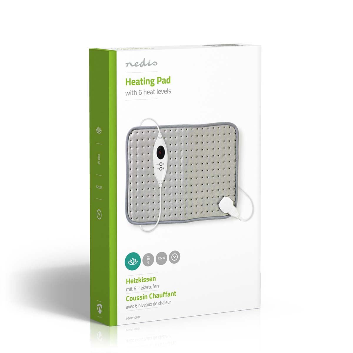 Nedis Heating Pad | 6 Heat Settings | Overheating protection | Washable
