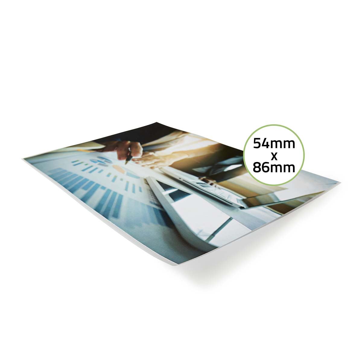Nedis Laminating Film | 54x86mm | Thickness: 125 µm | Packed per: 100 pcs | PET | Transparent