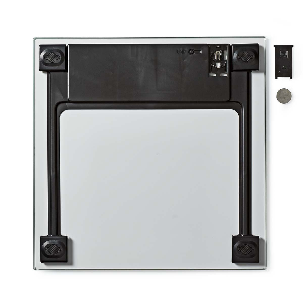 Nedis Personal Digital Weighing Scales, Tempered Glass | Max Weight 150 kg | White