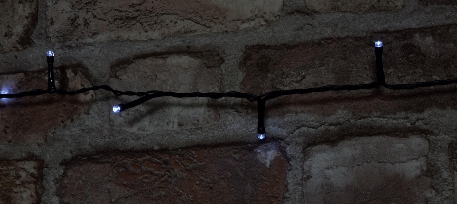 Lyyt Indoor / Outdoor 120 LED battery operated String Lights with Timer - Cool White