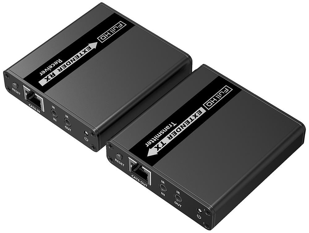 HDMI Extender 70m Over Single Cat6/Cat7 with IR Control & HDMI Loop Out