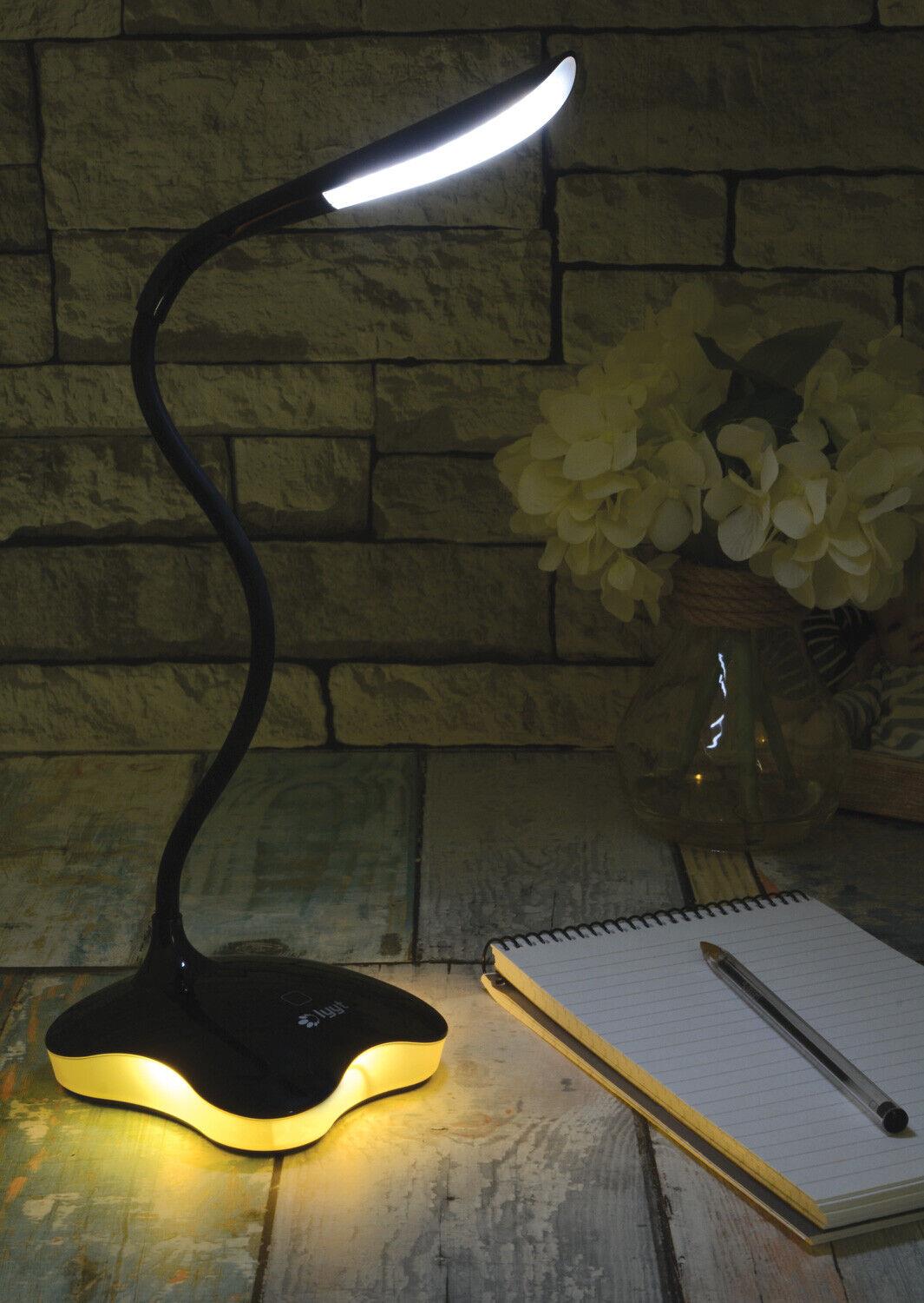 Dimmable Touch Sensor USB LED Desk Table Night Bedside Reading Lamp Light