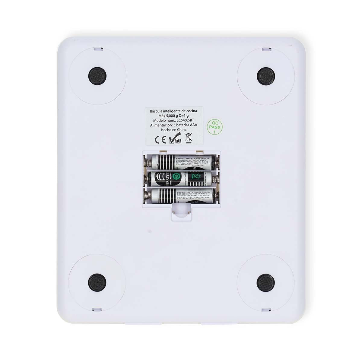 Nedis SmartLife Digital LCD Glass Kitchen Scales with Nutritional Calculator App