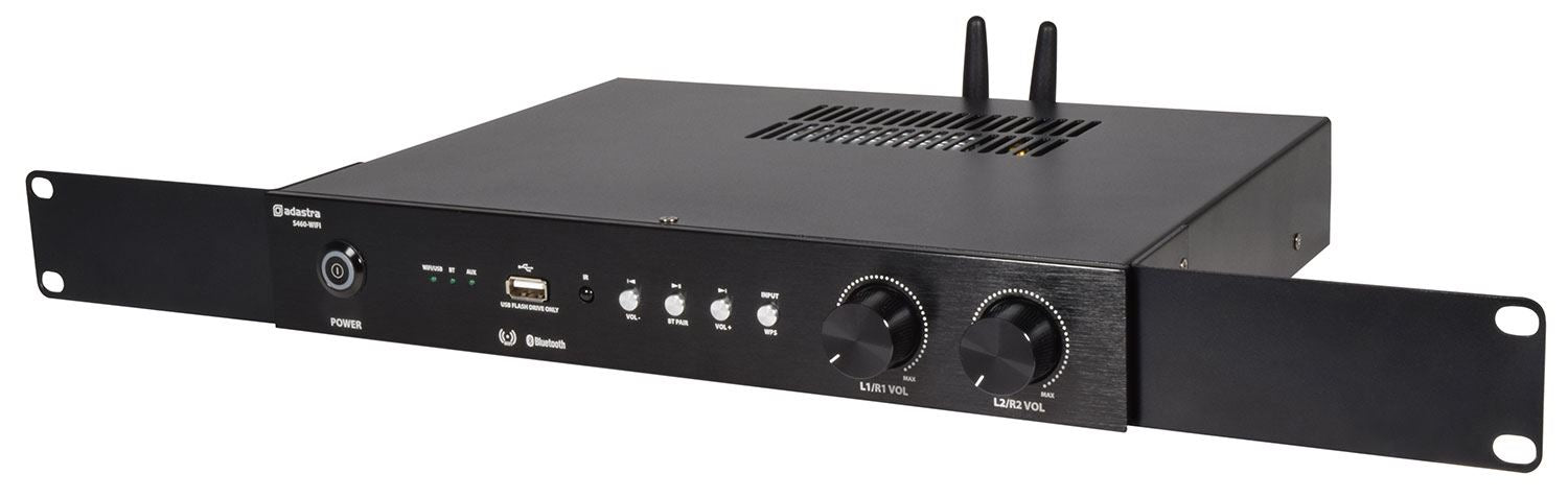 Adastra SD460-WIFI Dual Stereo WIFI Multi Streaming Amplifier  4 x 60W