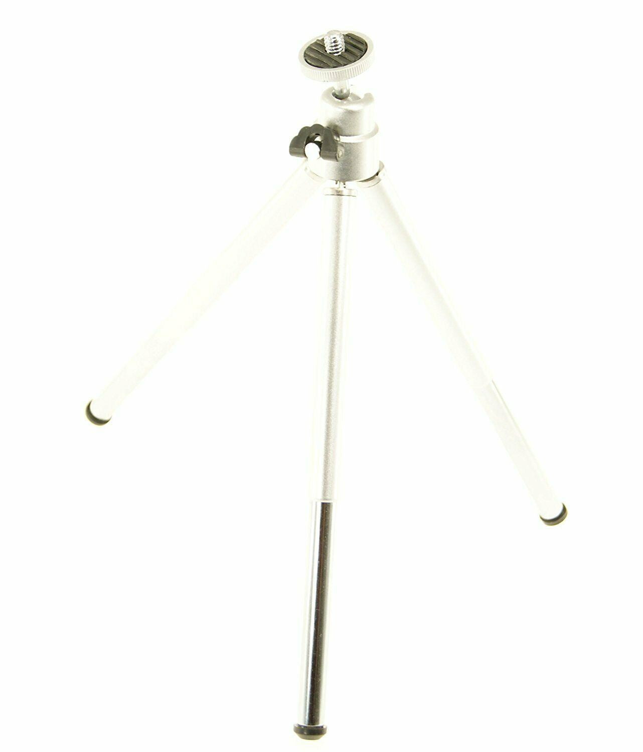 Ex-Pro TRA-0303 Mini Metal Tripod with Ball Tilt Head, Silver