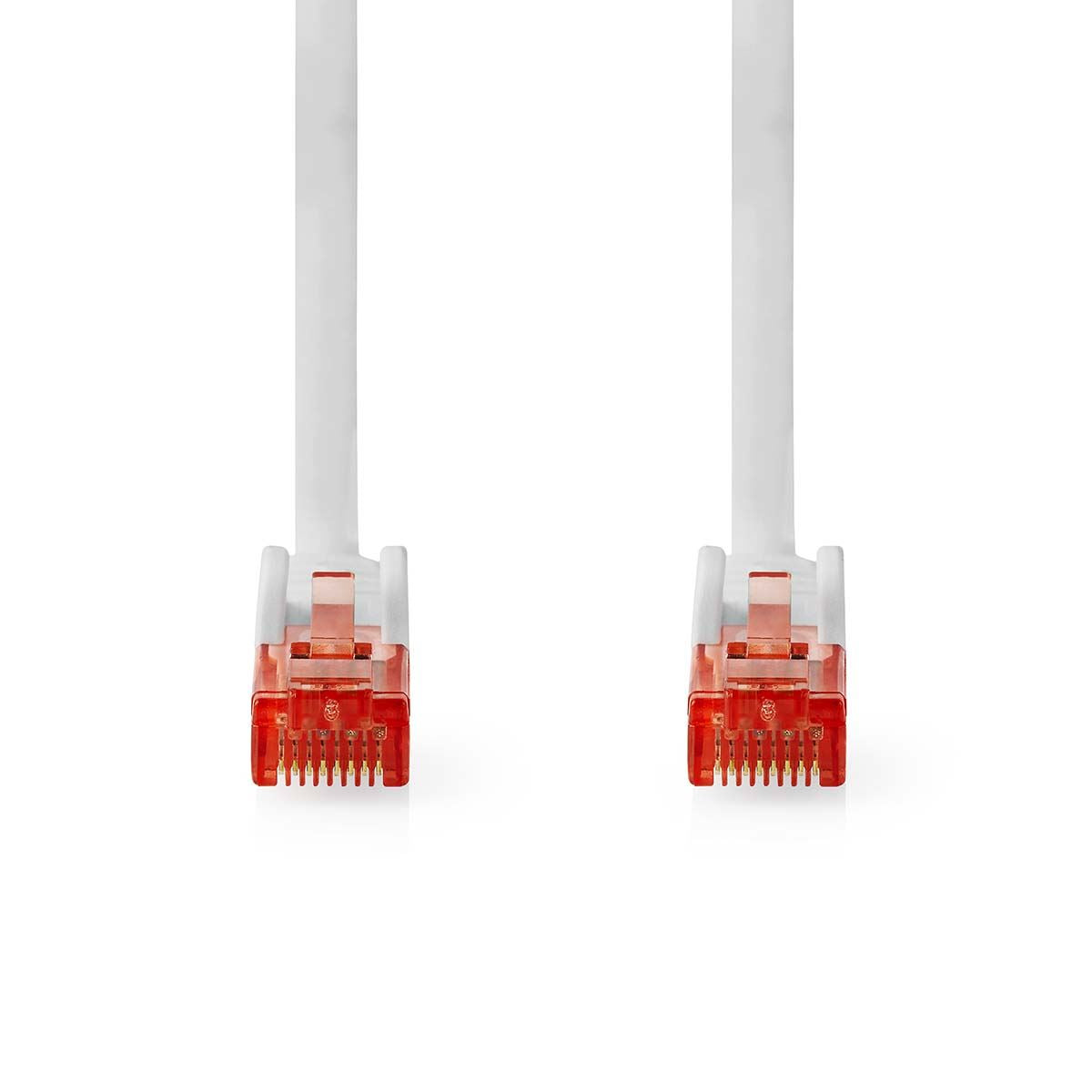 Nedis CAT6 Network Cable | RJ45 Male | RJ45 Male | U/UTP | 0.50 m | Round | PVC | White | Label
