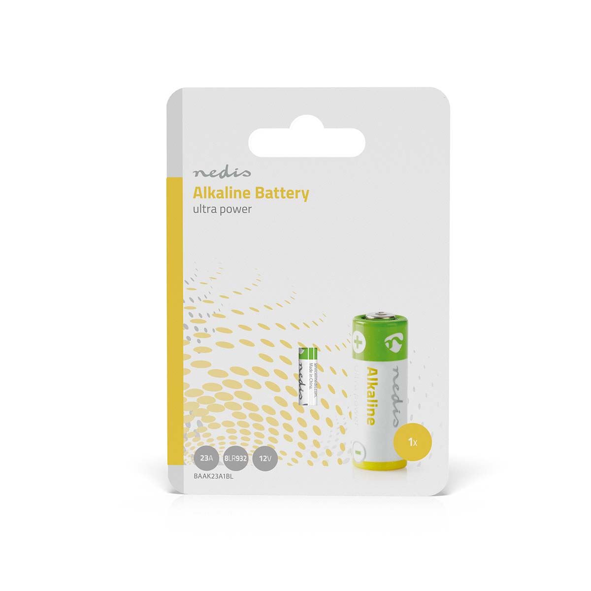 Nedis Alkaline Battery 23A | 12 V DC | 8LR932 | 1-Pack